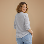 Dames casual slim fit blouse met lange mouwen en knoopsluiting Jelle Jora Mode