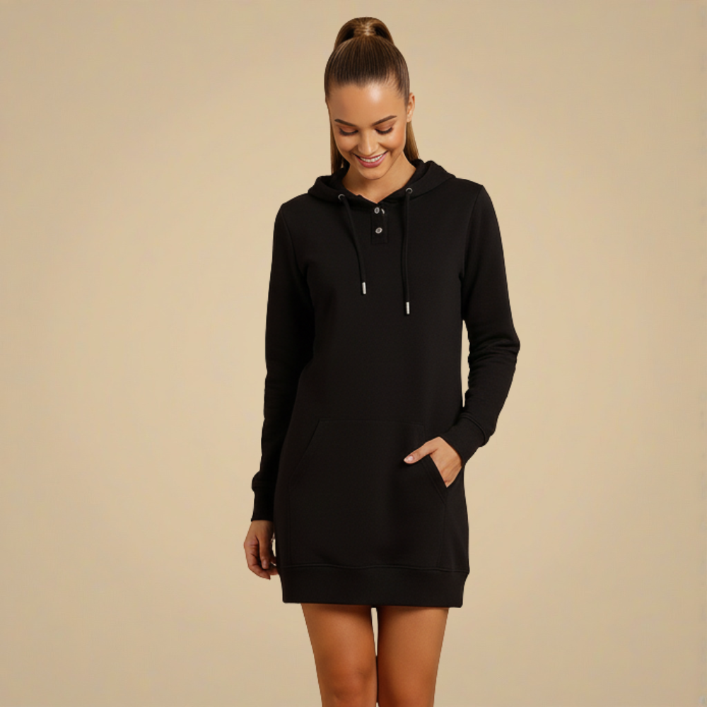 Mini-jurk Casual Kangaroo Pocket Jelle Jora Mode