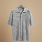 Ademend herenoverhemd met korte mouwen Jelle Jora Mode