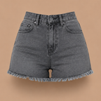 Dames denimshort met hoge taille Jelle Jora Mode