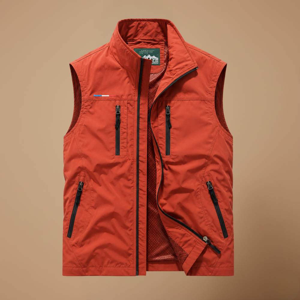 Heren outdoor werkvest met meerdere zakken Jelle Jora Mode