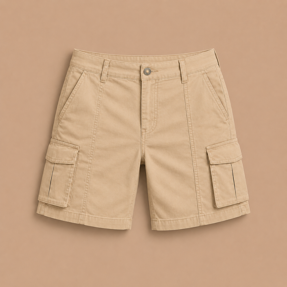 Dames casual cargoshort met meerdere zakken Jelle Jora Mode