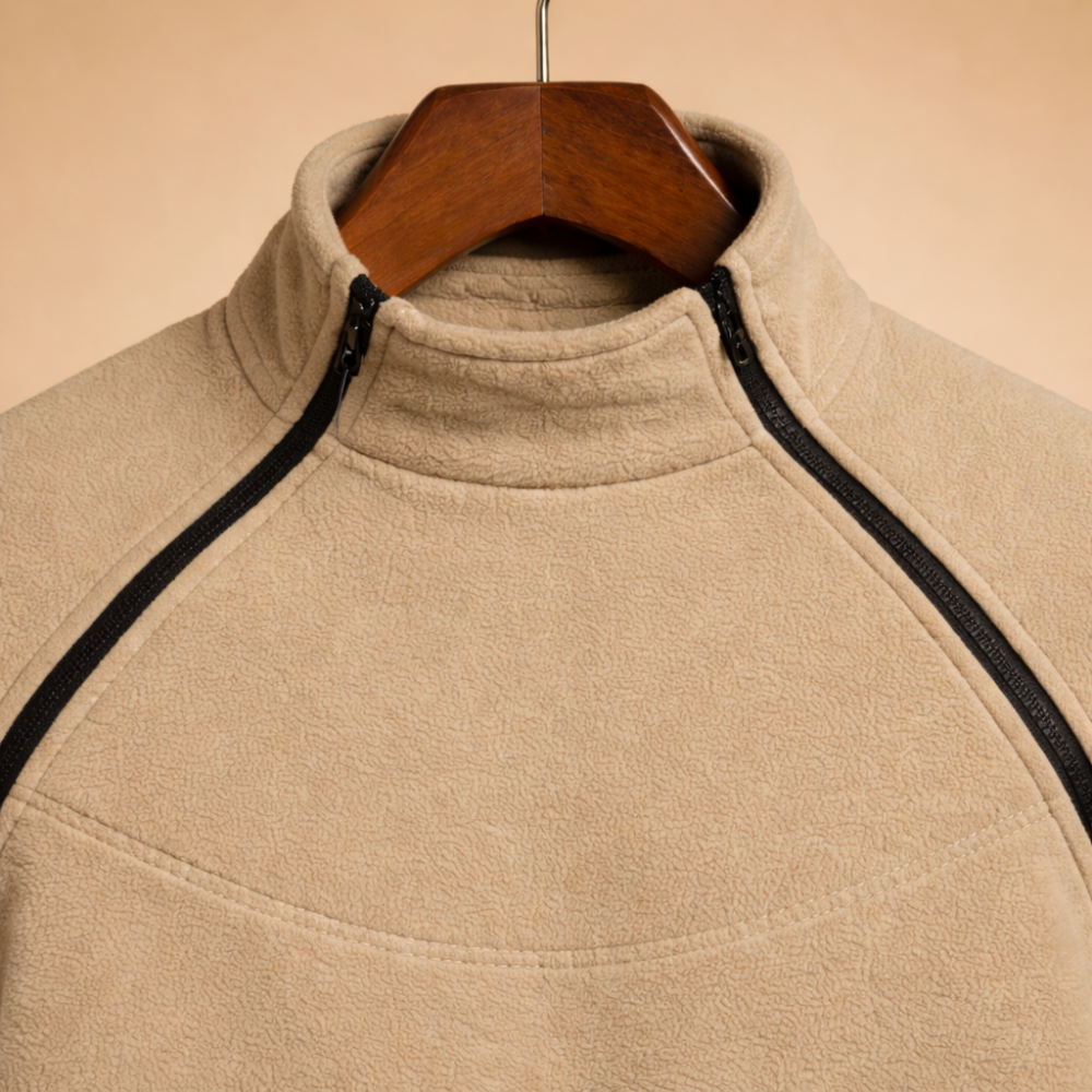 Tactische winddichte polar fleece trui voor heren Jelle Jora Mode