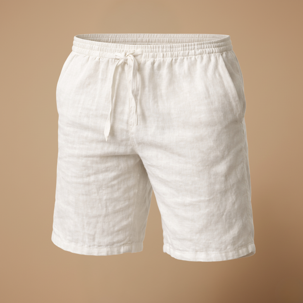 Heren ademende casual korte broek met trekkoord Jelle Jora Mode