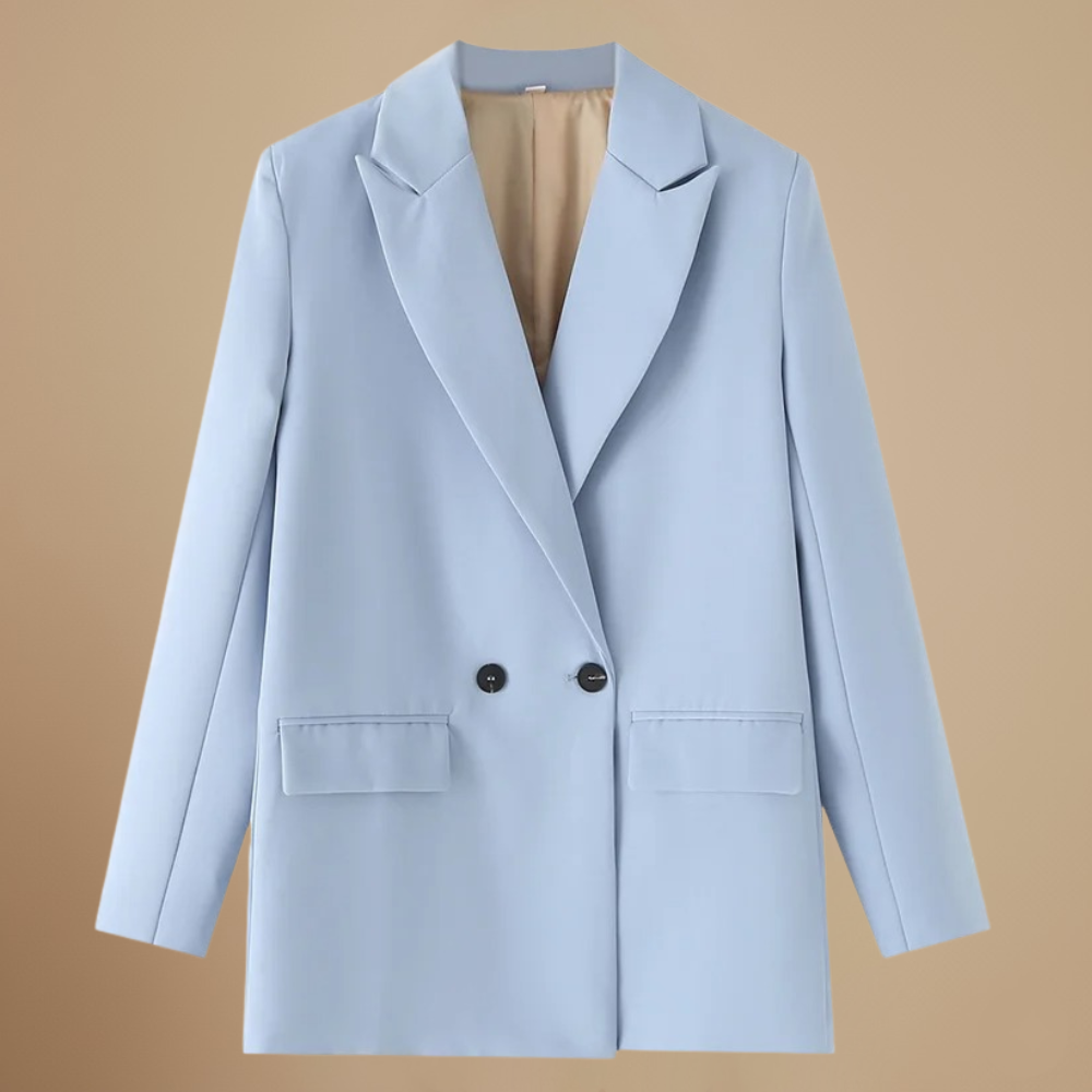 Vintage blazer met gekerfde kraag en zak Jelle Jora Mode