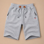 Heren short met trekkoord in een relaxte casual pasvorm Jelle Jora Mode