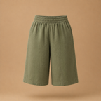 Dames bermudashorts met elastische tailleband Jelle Jora Mode