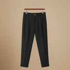 Slim fit taps toelopende enkellange herenbroek Jelle Jora Mode