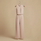Elegante mouwloze jumpsuit met wijde pijpen Jelle Jora Mode