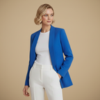 Damesblazer met rechte snit en lange mouwen Jelle Jora Mode