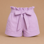 Damesshort met hoge taille en strikband Jelle Jora Mode