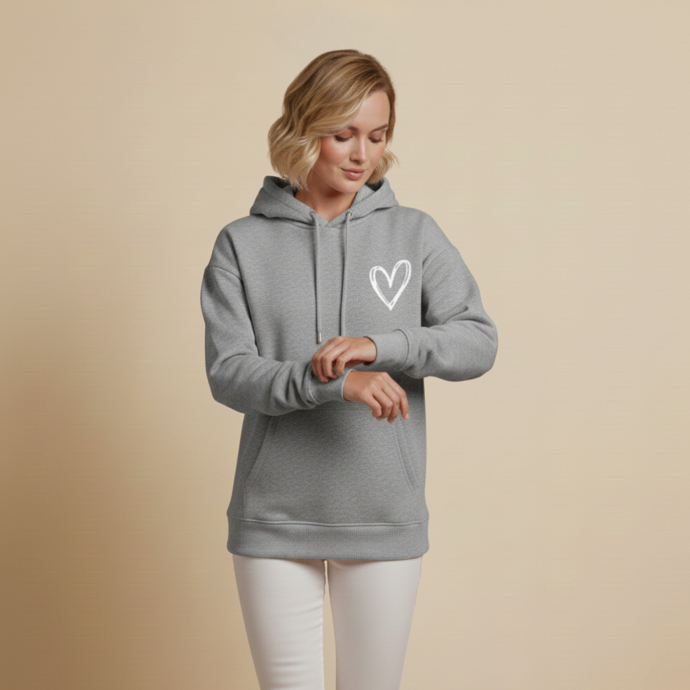 Casual hoodiejack met print voor dames Jelle Jora Mode