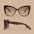Dames oversized cat-eye zonnebrillen Jelle Jora Mode