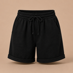 Dames bermudashorts met elastische tailleband Jelle Jora Mode