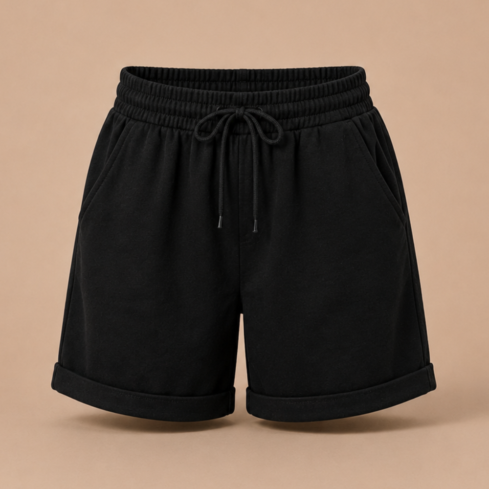 Dames bermudashorts met elastische tailleband Jelle Jora Mode