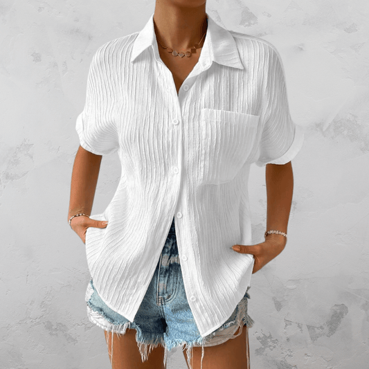 Alazic Dames Blouse met Knopen Jelle Jora Mode