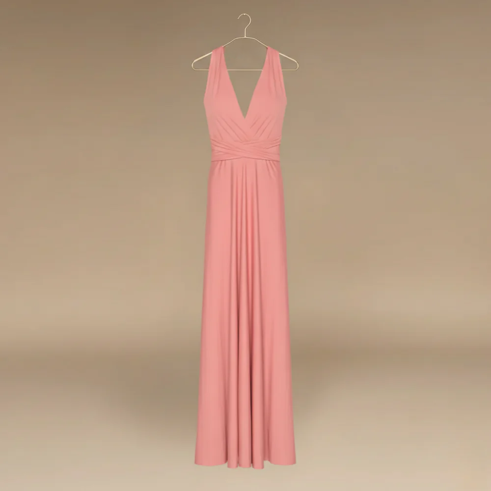 Multi-way maxi-jurk met bandjes voor dames Jelle Jora Mode