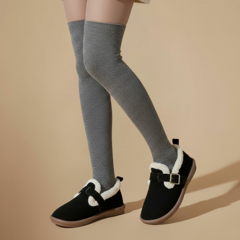 Vrouwen Faux Suede Moccasins - Casual instaploafers Jelle Jora Mode