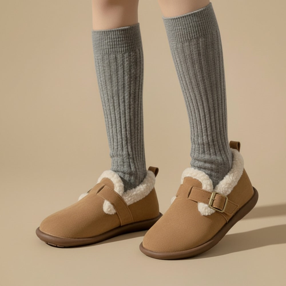Vrouwen Faux Suede Moccasins - Casual instaploafers Jelle Jora Mode