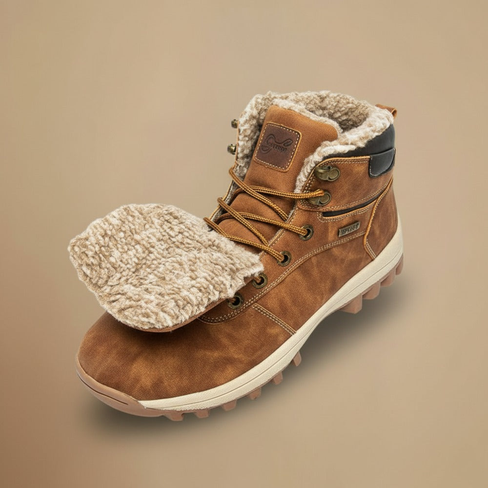 Winter Waterproof Herenlaarzen – Plush Warme Sneeuwlaarzen Jelle Jora Mode