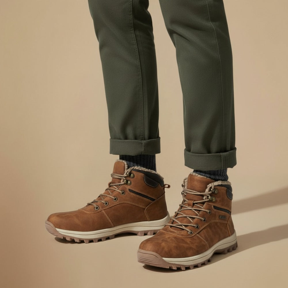 Winter Waterproof Herenlaarzen – Plush Warme Sneeuwlaarzen Jelle Jora Mode