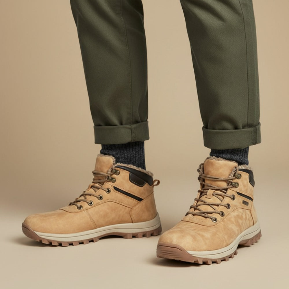 Winter Waterproof Herenlaarzen – Plush Warme Sneeuwlaarzen Jelle Jora Mode