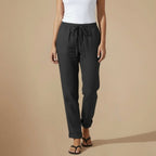 Broek met Trekkoord Hoge Taille voor dames Jelle Jora Mode