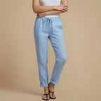 Broek met Trekkoord Hoge Taille voor dames Jelle Jora Mode