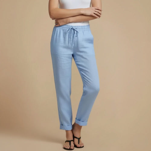 Broek met Trekkoord Hoge Taille voor dames Jelle Jora Mode