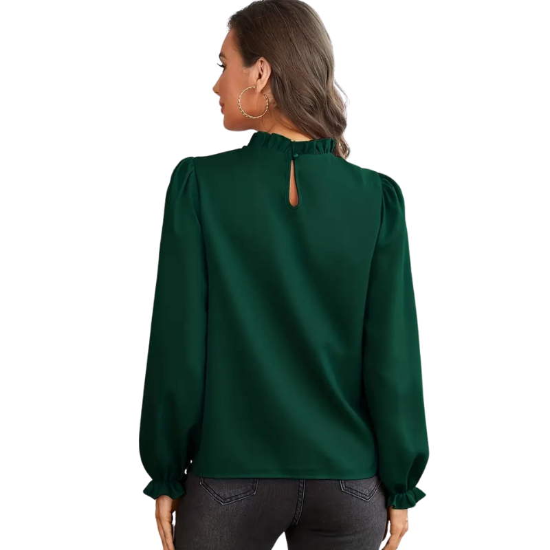 Elegante damesblouse met ruches