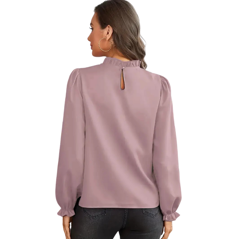 Elegante damesblouse met ruches