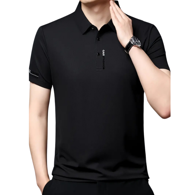 Ademend atletisch golfshirt voor heren
