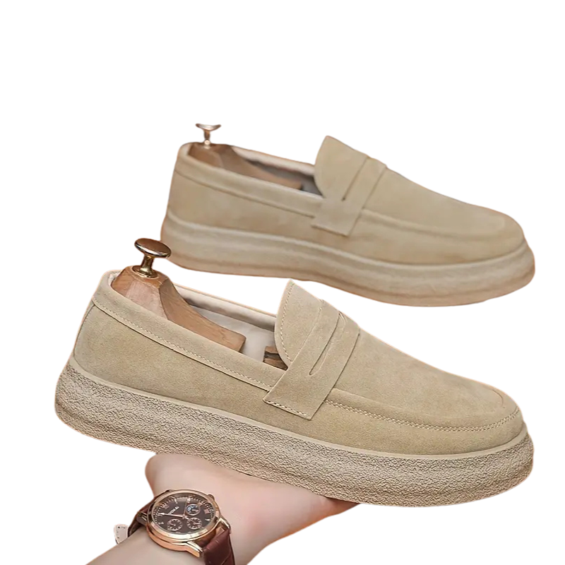 Vintage instaploafers voor heren