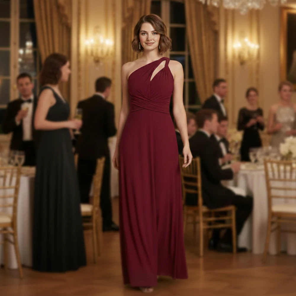 Multi-way maxi-jurk met bandjes voor dames Jelle Jora Mode