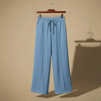 Loszittende casual broek met wijde pijpen voor dames Jelle Jora Mode