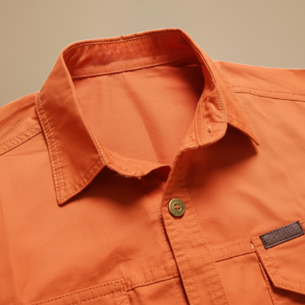 Casual tactisch cargoshirt met lange mouwen Jelle Jora Mode