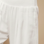 Elastische hoge taille wijde broek Jelle Jora Mode