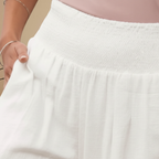 Elastische hoge taille wijde broek Jelle Jora Mode