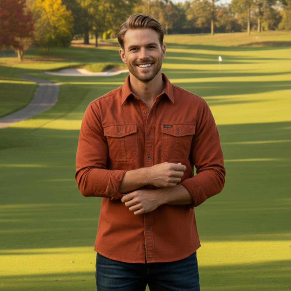 Casual tactisch cargoshirt met lange mouwen Jelle Jora Mode