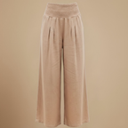 Elastische hoge taille wijde broek Jelle Jora Mode