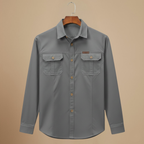 Casual tactisch cargoshirt met lange mouwen Jelle Jora Mode